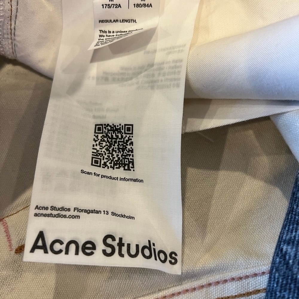 Acne Studios 3D Print Jeans - Picture 6 of 14